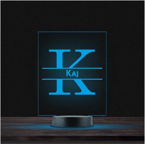 Led Lamp Met Naam - RGB 7 Kleuren - Kaj