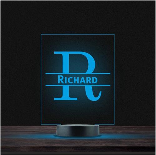 Led Lamp Met Naam - RGB 7 Kleuren - Richard
