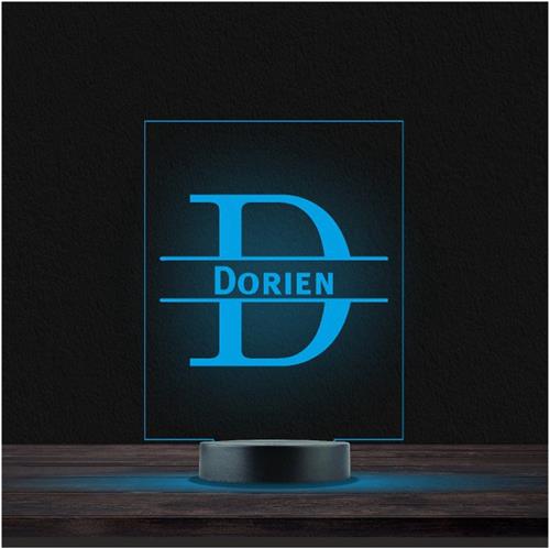 Led Lamp Met Naam - RGB 7 Kleuren - Dorien