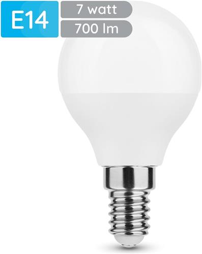 Modee E14 LED Lamp 7W - 700lm - 2700K - Warm Wit - LED Globe Mini P45 - Vervangt 54W Halogeen Gloeilamp