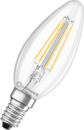 Ledvance LED Classic E14 Kaars Filament Helder 3.4W 470lm - 927 Zeer Warm Wit | Dimbaar - Beste Kleurweergave