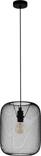 EGLO Wrington - Hanglamp - E27 - Ø 30 cm - Zwart