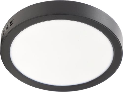 EGLO Idun-E Plafondlamp - LED - Ø 22,5 cm - Zwart/Wit
