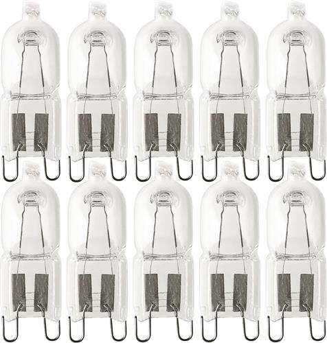 Osram G9 Halogeenlamp 20W (25W) - 235lm 230V - Halogeen Lampjes Insteek - Warm Wit Licht - Dimbaar - Per 10 Halogeenlampen