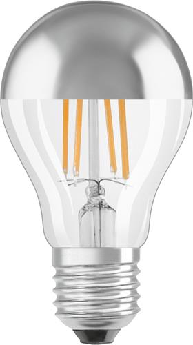 Ledvance Classic LED E27 Peer Filament Spiegel 6.5W 650lm - 827 Zeer Warm Wit | Vervangt 50W