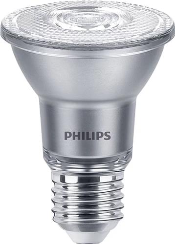 Philips Master Value LED Lamp Reflector E27 PAR20 6W 500lm 40D - 927 Zeer Warm Wit | Beste Kleurweergave - Dimbaar - Vervangt 50W