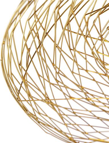 QAZQA glan - Oosterse Plafondlamp - 1 lichts - Ø 400 mm - Goud/messing - Woonkamer | Slaapkamer | Keuken