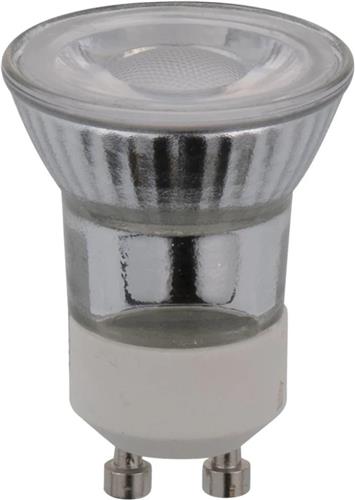 SPL LED GU10 / MR11 (GLAS) - 3W / DIMBAAR Lichtkleur 3000K