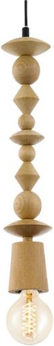 EGLO Vintage Avoltri - Hanglamp - 1 Lichts - Eiken