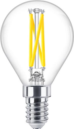 Philips MASTER LED E14 Kogel Filament Helder 2.5W 340lm - 922-927 Dim To Warm | Beste Kleurweergave - Dimbaar - Vervangt 25W