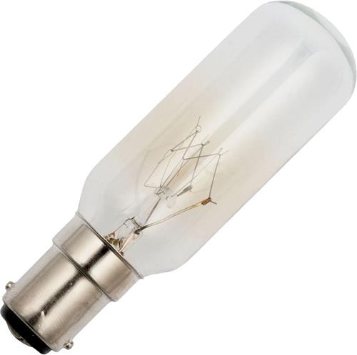 Schiefer BA15d Buis Gloeilamp | 20W 2700K 90lm 110V/130V | Dimbaar