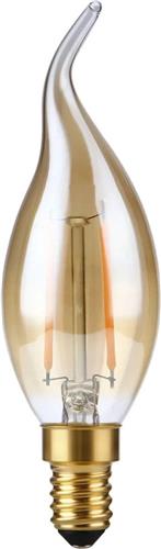 SPL E14 LED Kaarslamp | 2W Goud 2200K 220V/240V 922 | 360° Dimbaar