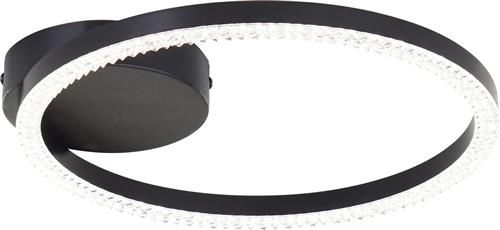 Brilliant Aurelia - Plafondlamp - Crystal LED 11W - 4000K - Zwart