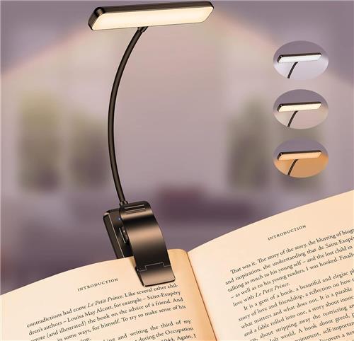 Solacis Leeslampje voor in bed - Leeslampje voor boek - Leeslampje slaapkamer - Kind - Volwassenen - Must have voor in uw kamer!