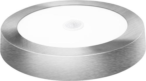 LED plafondlamp - beweging sensor - rond - Neutraal wit - zilver - 18W