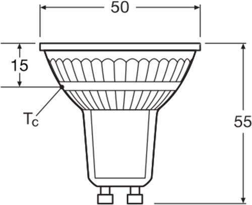 Osram LED Superstar Reflector Spot GU10 PAR16 4.1W 350lm 120D - 940 Koel Wit | Beste Kleurweergave - Dimbaar - Vervangt 32W.