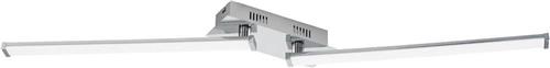 EGLO Lasana 2 - Plafondlamp - 2 Lichts - Chroom - Wit