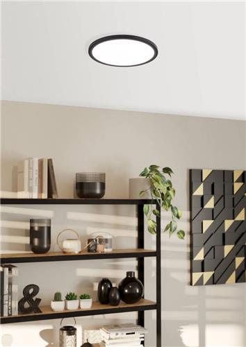 EGLO Fueva Flex inbouwlamp - LED - Zwart - 22.5cm - 4000K - flexibele montage