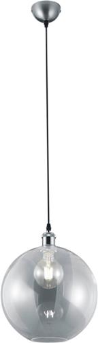 LED Hanglamp - Torna Dini - E27 Fitting - Rond - Mat Nikkel - Aluminium