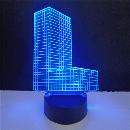 3D LED Lamp - Letter - L
