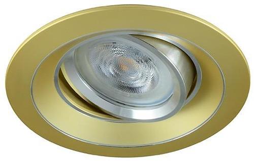 LED inbouwspot Lennon -Rond Goud -Koel Wit -Dimbaar -4.9W -Philips LED