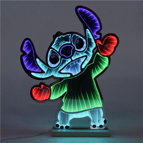 Christmas Inspirations - Infinity Stitch Spiegellamp - multicolor - 45 cm - kunststof
