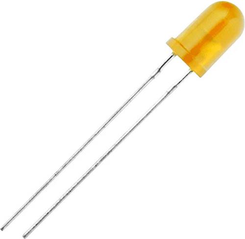 Schiefer LED Diode | Single Led 1.7V 20mA DC Diffuus Geel 30K uur