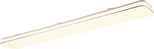LED Plafondlamp - Plafondverlichting - Torna Lana - 46W - Warm Wit 3000K - Dimbaar - Rechthoek - Wit - Kunststof