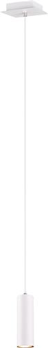 LED Hanglamp - Torna Mary - GU10 Fitting - 1-lichts - Rond - Mat Wit - Aluminium