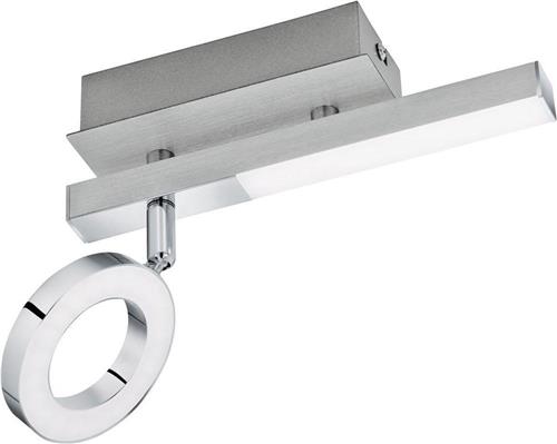 EGLO Cardillio 1 - Spot - 2 Lichts - Aluminium, Chroom - Gesatineerd