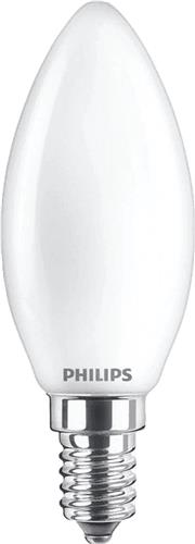Philips Mat Glas LED E14 - 6.5W (60W) - Warm Wit Licht - Niet Dimbaar