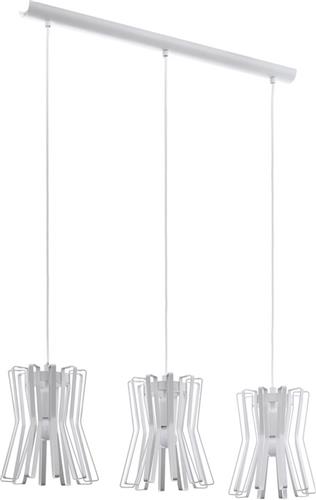 EGLO Locubin Hanglamp - E27 - Staal - Wit
