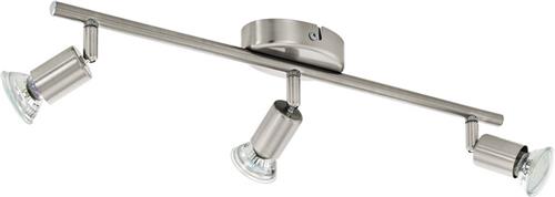 EGLO Buzz - Plafondspots - 3 Lichts - LED - Nikkel-Mat