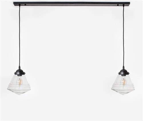 Art Deco Trade - 2 x Luxe School Small Helder aan plafondbalk Moonlight