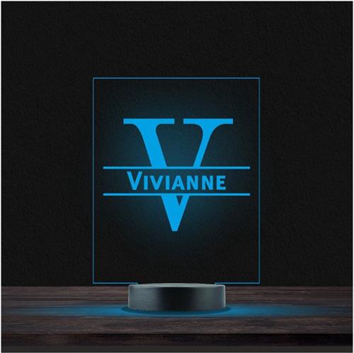 Led Lamp Met Naam - RGB 7 Kleuren - Vivianne