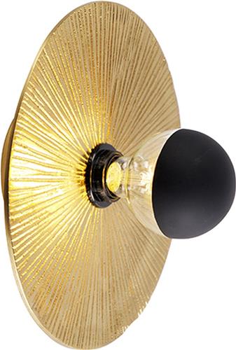 QAZQA konge - Oosterse Plafondlamp - 1 lichts - Ø 300 mm - Goud/messing - Woonkamer | Slaapkamer