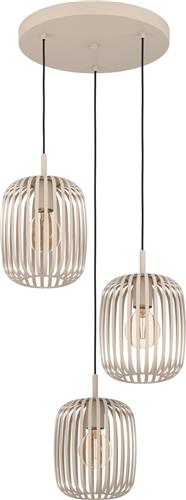 EGLO Romazzina Hanglamp - E27 - Ø 46 cm - Zandkleur