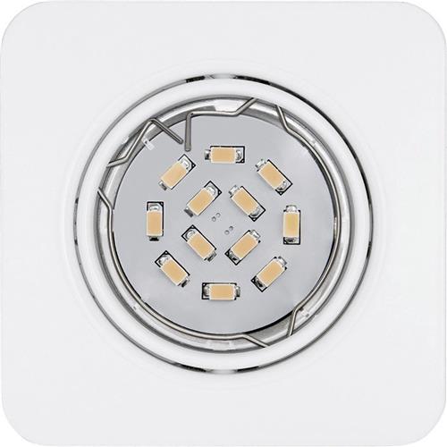 EGLO Peneto - Inbouwspotje - LED - 87X87mm. - Wit - Richtbaar