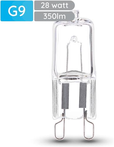 Modee Halogeen lamp G9 - 28W 2700K 350 LM 230V - Halogeen Lamp insteek - Warm Wit - Per stuk