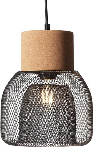 BRILLIANT lamp Flaka hanglamp 1 fl. Mat zwart | 1x A60, E27, 40W, gf normale lampen niet gespecificeerd Kabel kan worden ingekort | Geschikt voor LED-lampen