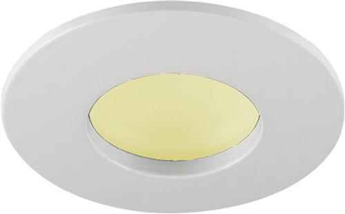 IP44 Inbouwspot Hilma met Philips HUE White - inbouwspot - Wit - rond - voor badkamer / overkapping / buiten - IP44 - GU10 - Buitendiameter: 85MM - boorgat: 70-76MM - min. Inbouwdiepte: 90MM