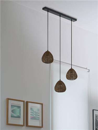 LEDVANCE Decor Paper Drop Pendant Linear 3XE27 Beige