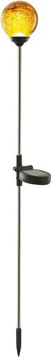 Star Trading Solar grondspies Roma, padverlichting, LED, buiten, amber, schemersensor, 68 cm