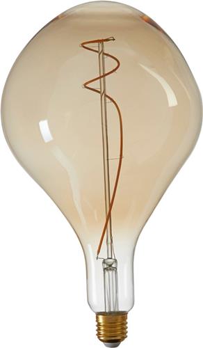 Light&living Deco LED peer Ø16x28 cm ASYM 4W amber E27 dimbaar