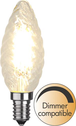 Kaarslamp - E14 - 4.2W - Extra Warm Wit - 2700K - Dimbaar - Filament - Helder
