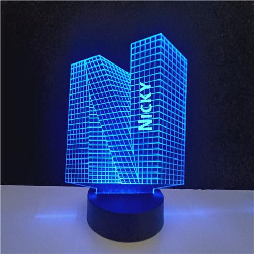 3D LED Lamp - Letter Met Naam - Nicky