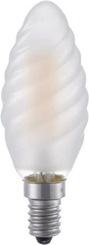 SPL LED Filament kaars (gedraaid) mat - 4W / DIMBAAR