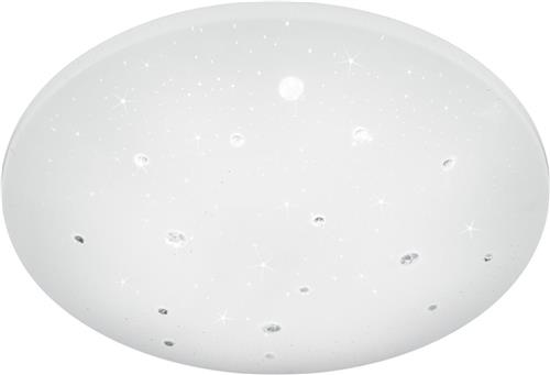 LED Plafondlamp - Badkamerlamp - Trion Acinoa - Spatwaterdicht IP44 - Dimbaar - 21W - Natuurlijk Wit 4000K - Rond - Mat Wit