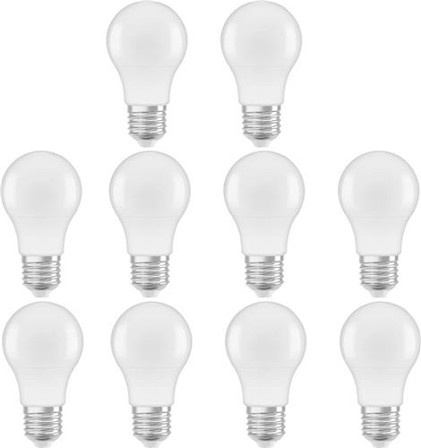 10 stuks Ledvance LED lamp E27 4.9W 470lm 2700K Mat Niet-Dimbaar A55