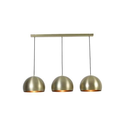 Light & Living Hanglamp Jaicey - Goud - 120x33x25cm - 3L - Modern - Hanglampen Eetkamer, Slaapkamer, Woonkamer